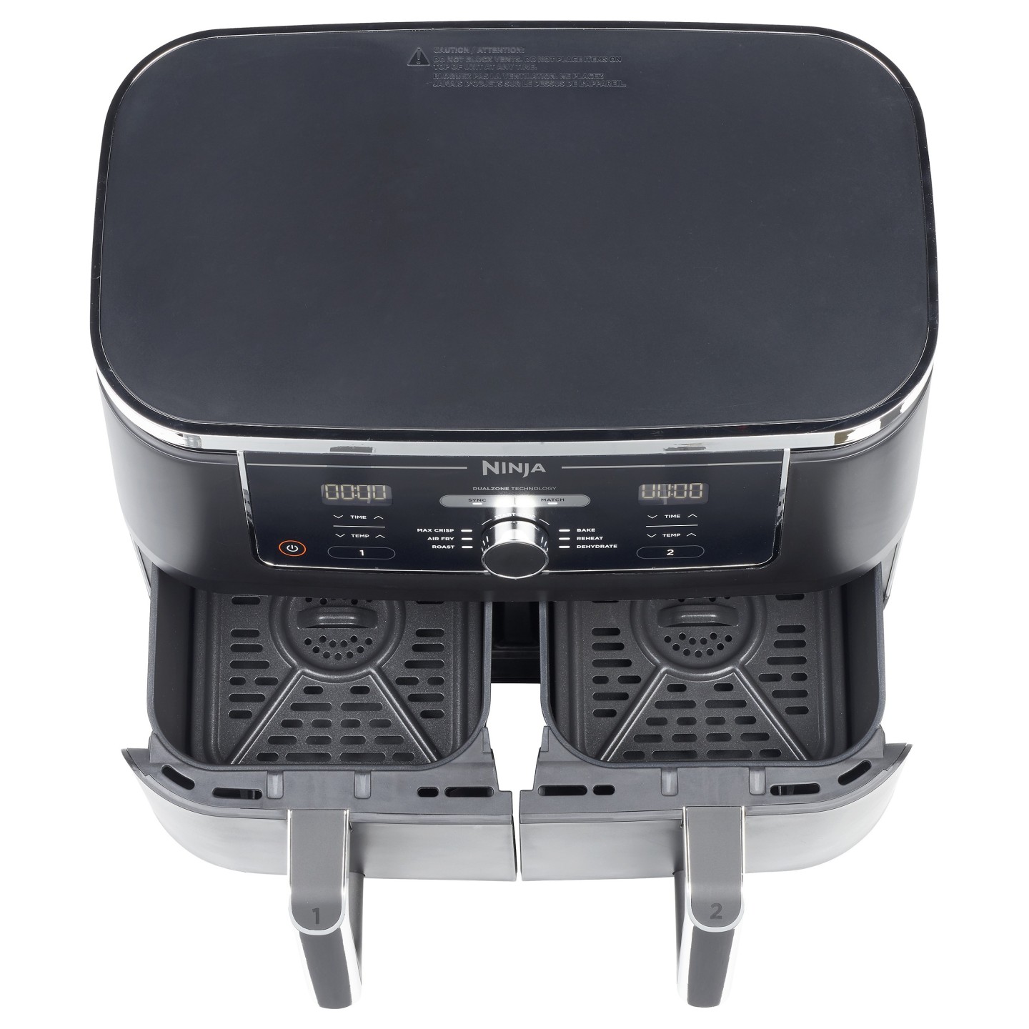 Ninja AF400EU Foodi MAX Dual Zone 9.5L Heißluftfritteuse — Buy in Cyprus with Fast Delivery