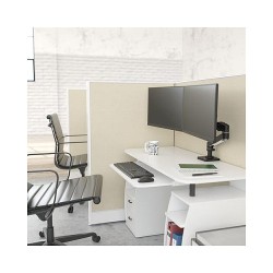 Ergotron LX Pro Monitor Tischhalterung - für 2 LCD-Displays - Schwarz — Buy in Cyprus with Fast Delivery