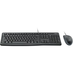 Buy Logitech Desktop MK120 - Wired USB AZERTY Keyboard with Optical Mouse, Black in Cyprus, Nicosia, Limassol, Larnaka, Pafos