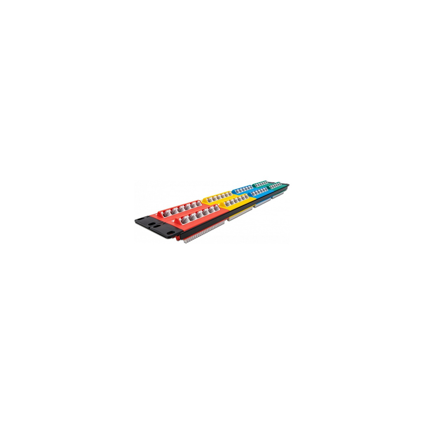 Delock 19? Patchpanel 48 Port Cat.5e 2 HE farbig — Buy in Cyprus with Fast Delivery