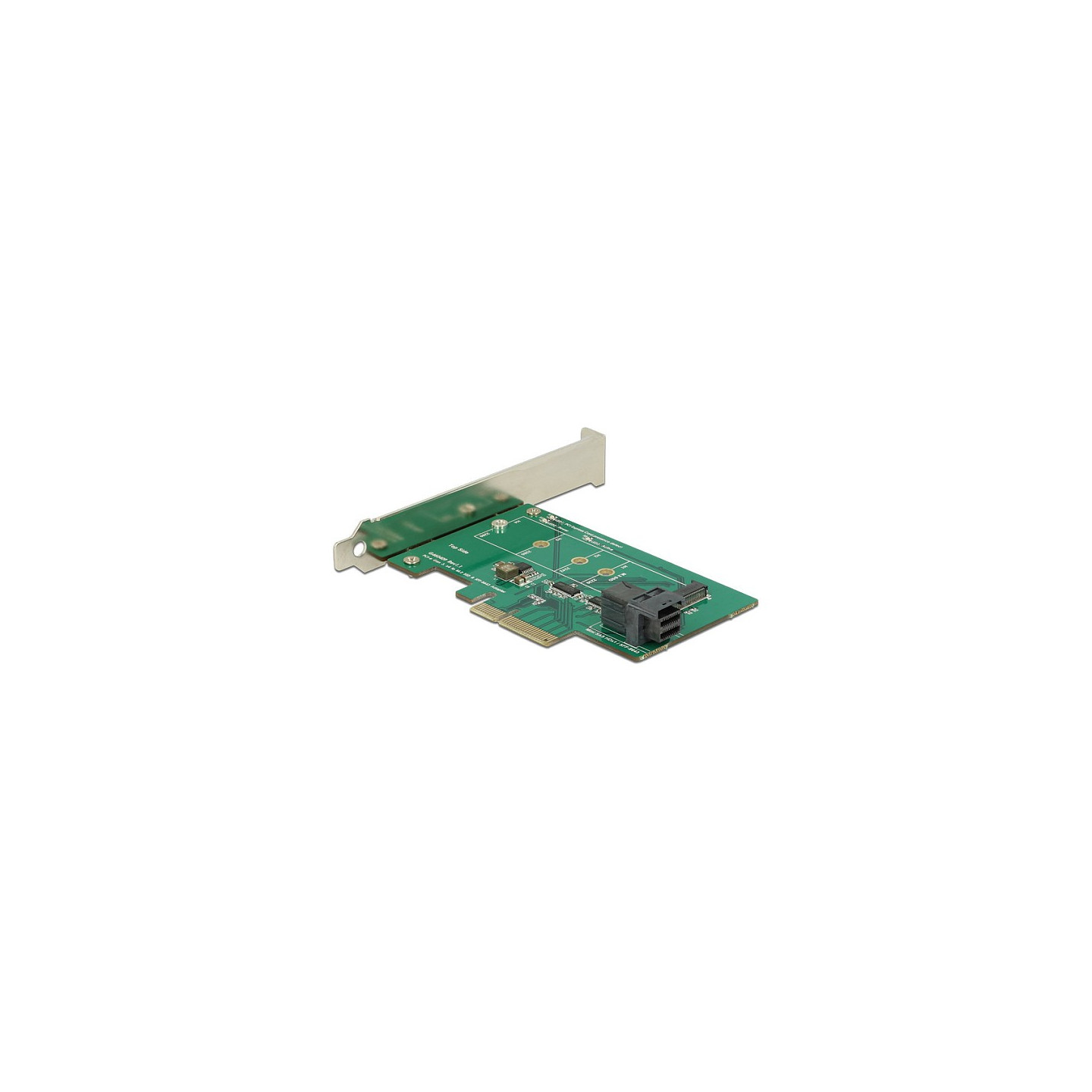 PCI Express x4 Karte to 1 x intern NVMe M.2 PCIe 1 x intern SFF-8643 NVMe - Low Profile Form Faktor