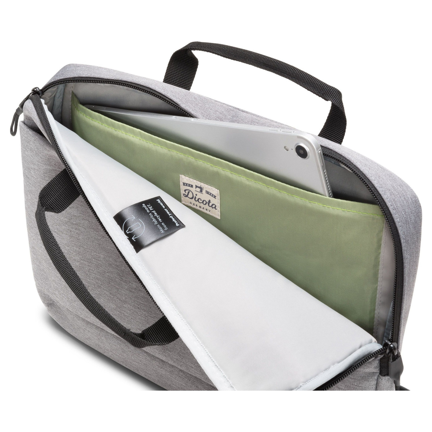 Dicota Eco Slim Case MOTION 12 - 13.3' Light Grey — Buy in Cyprus with Fast Delivery