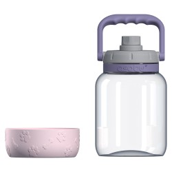 Asobu - The Barkley Dog Bowl - Tritanflasche 1.5 Liter mit Hundenapf pink — Buy in Cyprus with Fast Delivery
