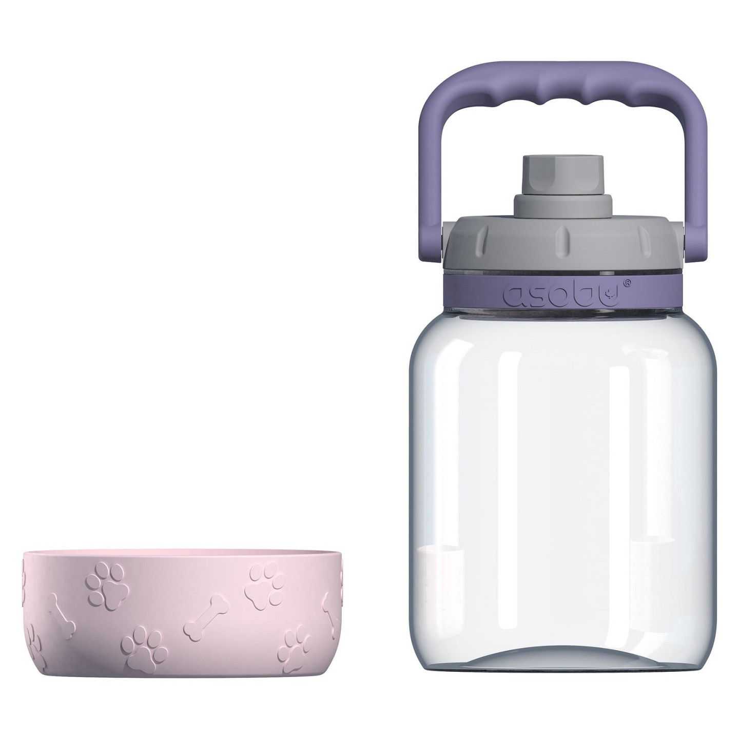 Asobu - The Barkley Dog Bowl - Tritanflasche 1.5 Liter mit Hundenapf pink — Buy in Cyprus with Fast Delivery