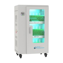 GoodConnections ANTARES PRO T30C Tablet-Ladewagen bis 11' USB-C 30W Port PD3.0 UVC-Desinfektion Grau