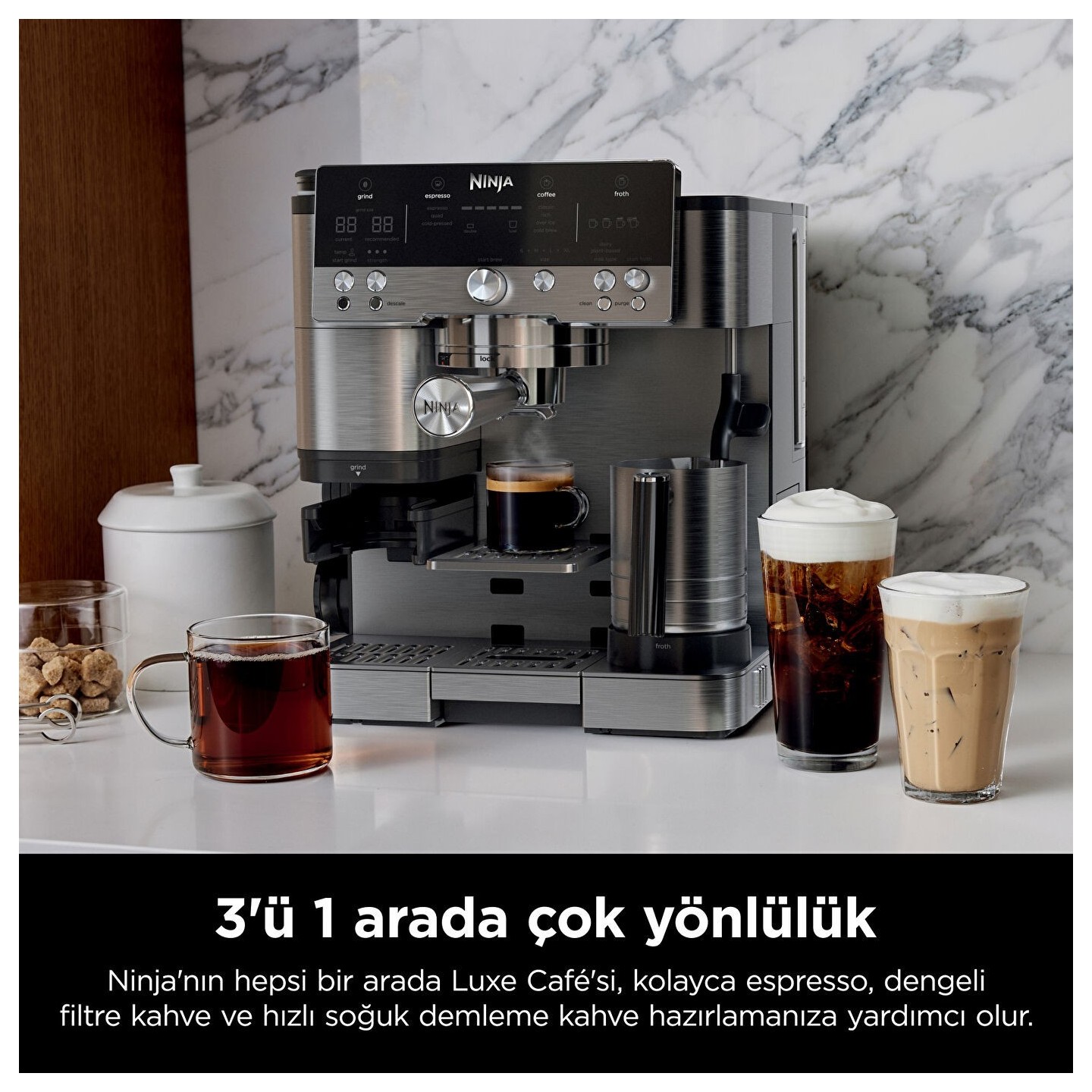Ninja ES601EU Luxe Café Premier Kaffeemaschine — Buy in Cyprus with Fast Delivery