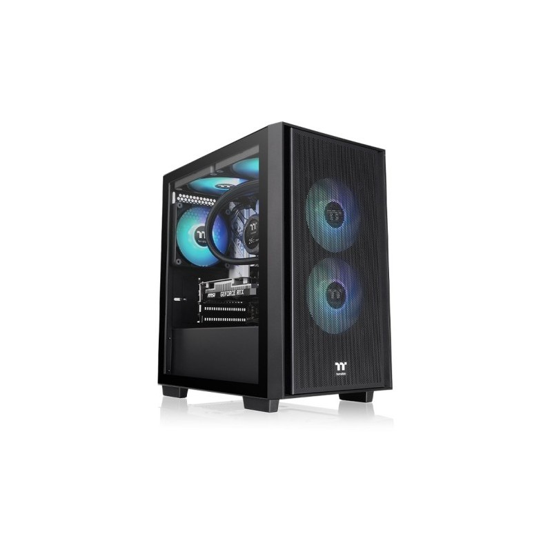 Buy Thermaltake Versa H16 TG ARGB - Micro-ATX / Mini-ITX Case - Black, Tempered ... in Cyprus, Nicosia, Limassol, Larnaka, Pafos