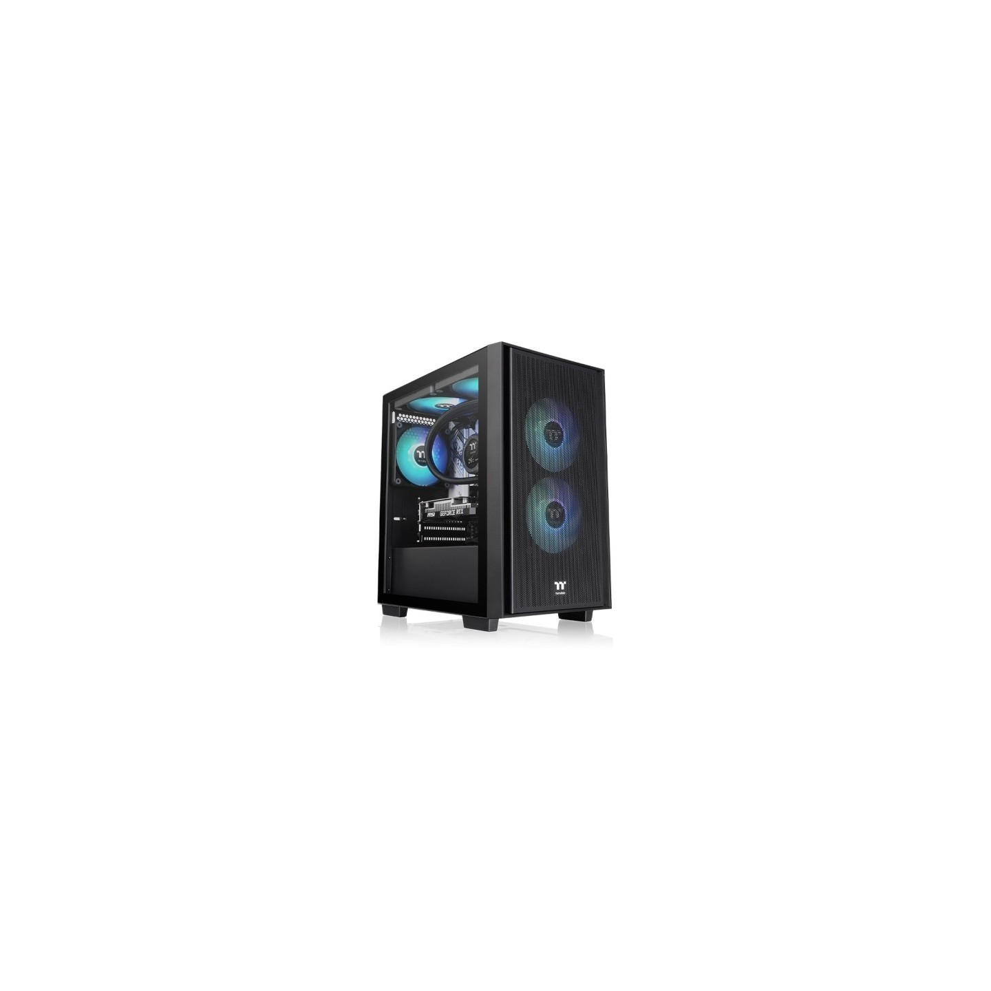 Thermaltake Versa H16 TG ARGB Micro-ATX/Mini-ITX Case - Black CA-1Y8-00S1WN-02 (Boxed) — Buy in Cyprus with Fast Delivery