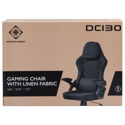 Deltaco DC130 Gamingstuhl Soft Woven Mesh. schwarz — Buy in Cyprus with Fast Delivery