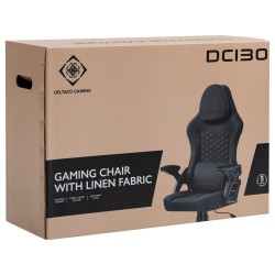 Deltaco DC130 Gamingstuhl Soft Woven Mesh. schwarz — Buy in Cyprus with Fast Delivery