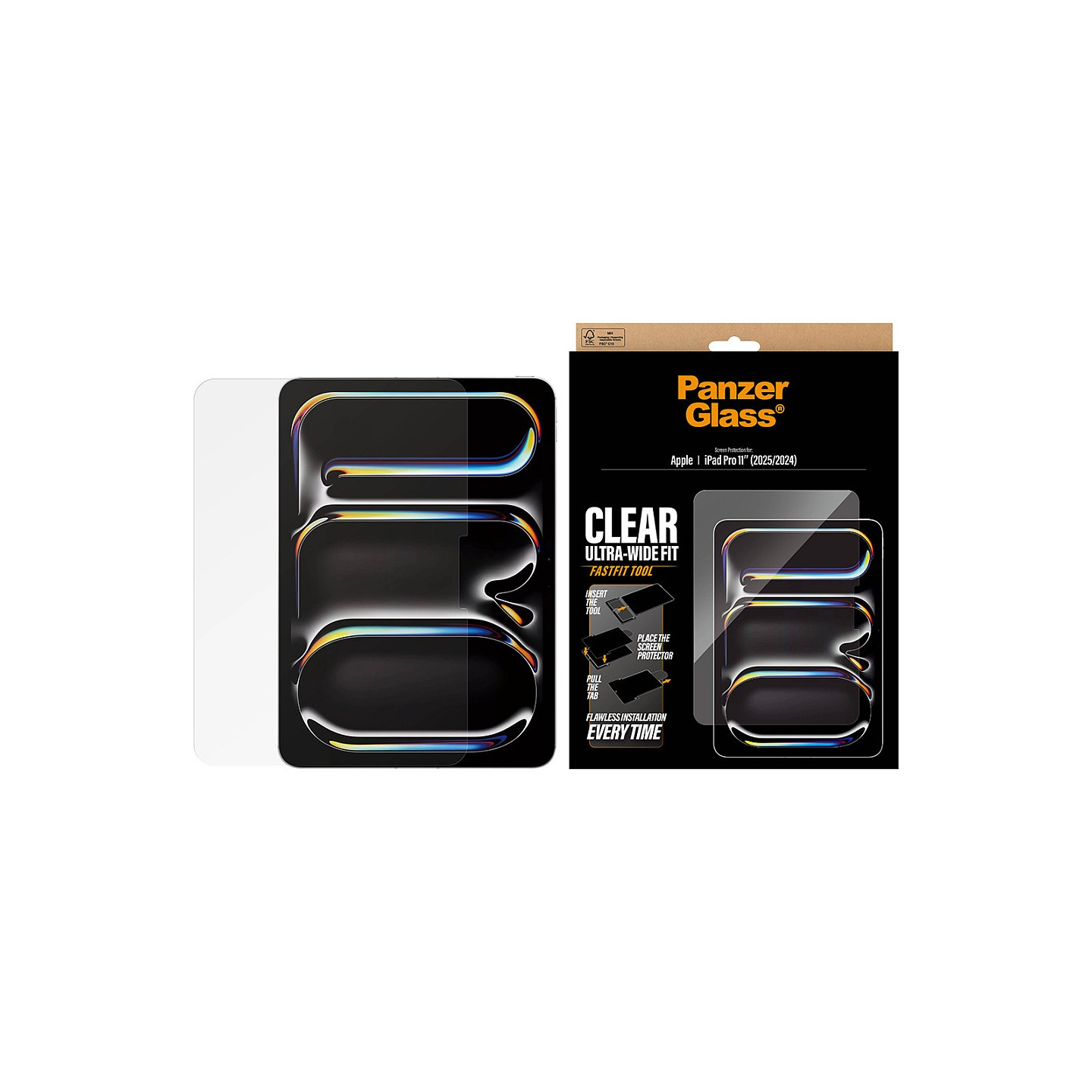 PanzerGlass Screen Protector iPad Pro 11 w. Fast fit tool — Buy in Cyprus with Fast Delivery