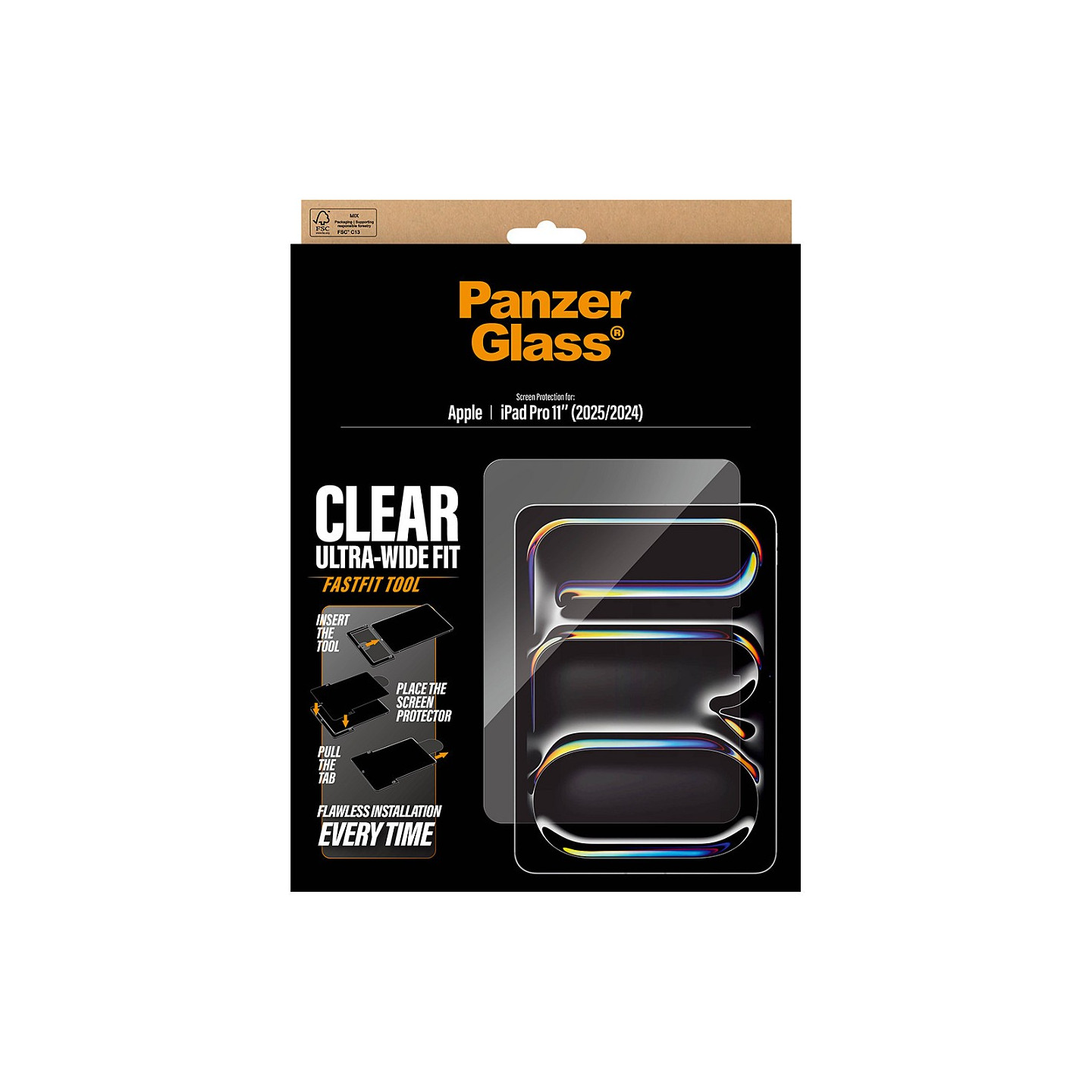 PanzerGlass Screen Protector iPad Pro 11 w. Fast fit tool — Buy in Cyprus with Fast Delivery