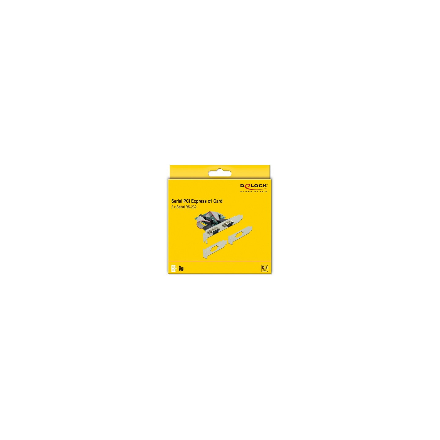 PCI Express x1 Karte zu 2 x Seriell RS-232 — Buy in Cyprus with Fast Delivery