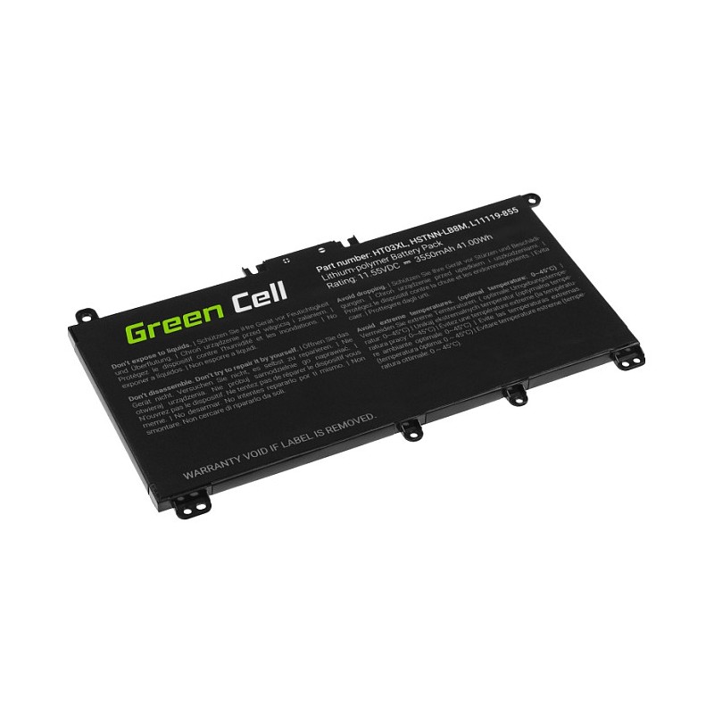 Green Cell Laptop Akku HT03XL L11119-855 für HP 11.55V 3400mAh — Buy in Cyprus with Fast Delivery