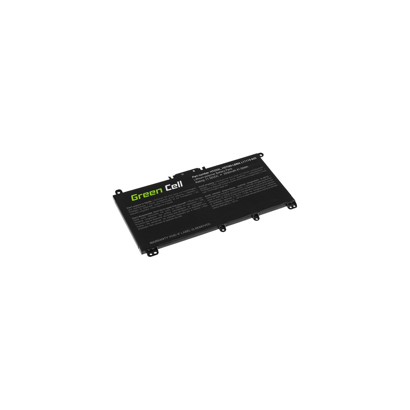 Green Cell Laptop Akku HT03XL L11119-855 für HP 11.55V 3400mAh — Buy in Cyprus with Fast Delivery