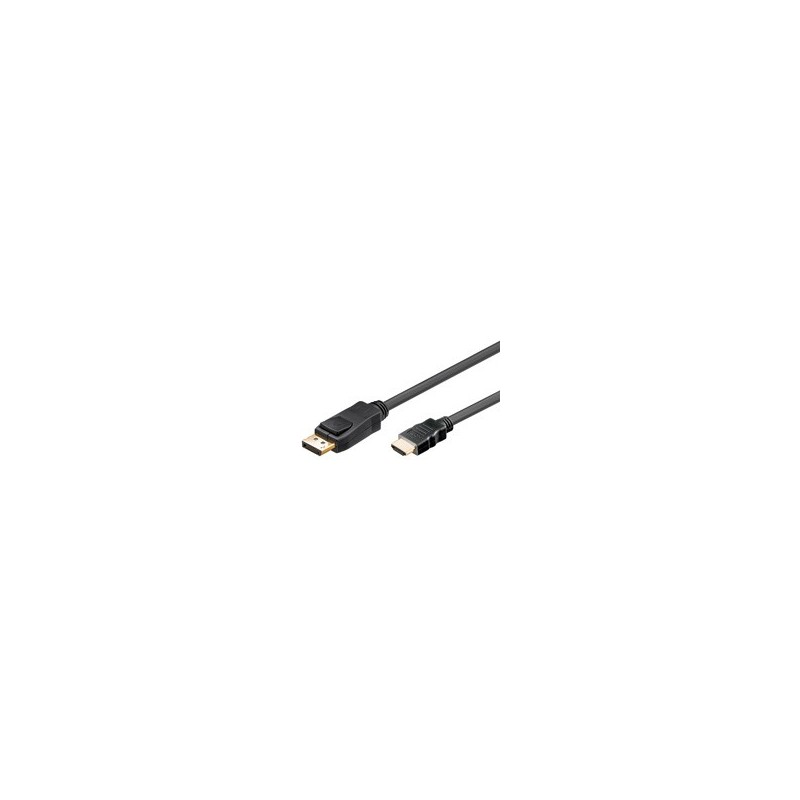 DisplayPort 1.2 to HDMI (ST-ST) 1m Adapterkabel 4K Schwarz — Buy in Cyprus with Fast Delivery