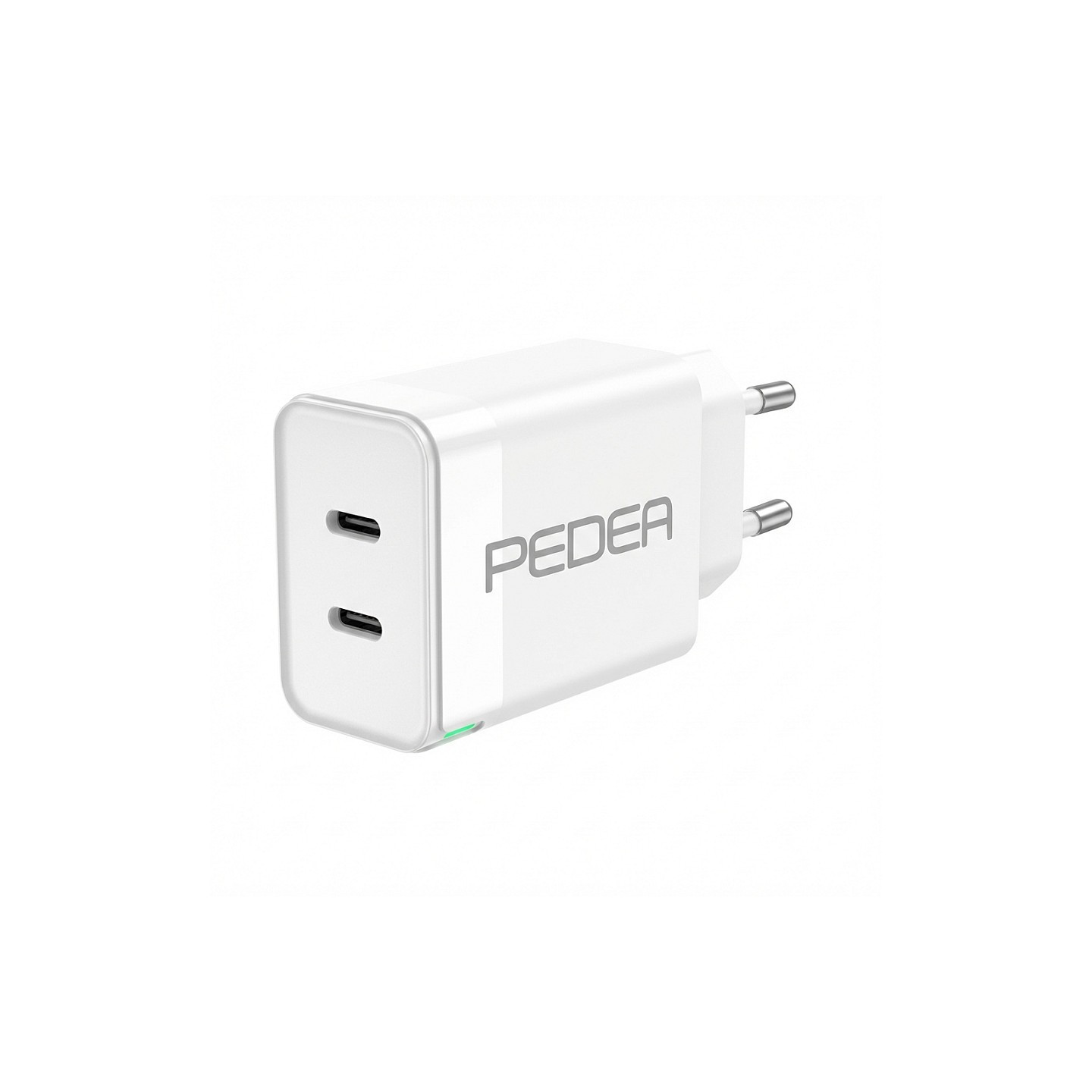 PEDEA 40W USB-C (PD) Schnellladegerät - 2-Ports Mehrfach Handy-Ladegerät mit USB-C. weiß — Buy in Cyprus with Fast Delivery