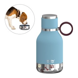Asobu - Dog Bowl - Edelstahlflasche mit Hundenapf 1 Liter Blau — Buy in Cyprus with Fast Delivery