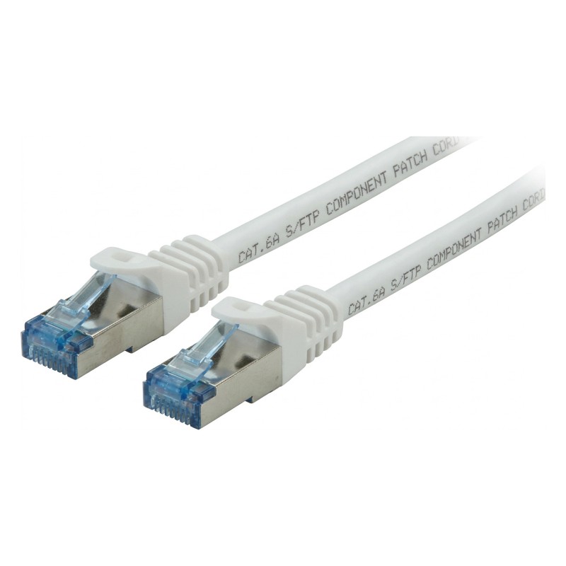 Patchkabel CAT6a RJ45 S FTP PiMF 3m Weiß — Buy in Cyprus with Fast Delivery