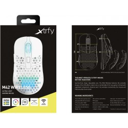 Buy CHERRY XTRFY M42 RGB - Ambidextrous Wireless Gaming Mouse - White, 19,000 DPI in Cyprus, Nicosia, Limassol, Larnaka, Pafos