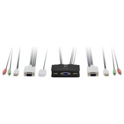 KVM Switch USB 2x Level One Audio — Buy in Cyprus with Fast Delivery