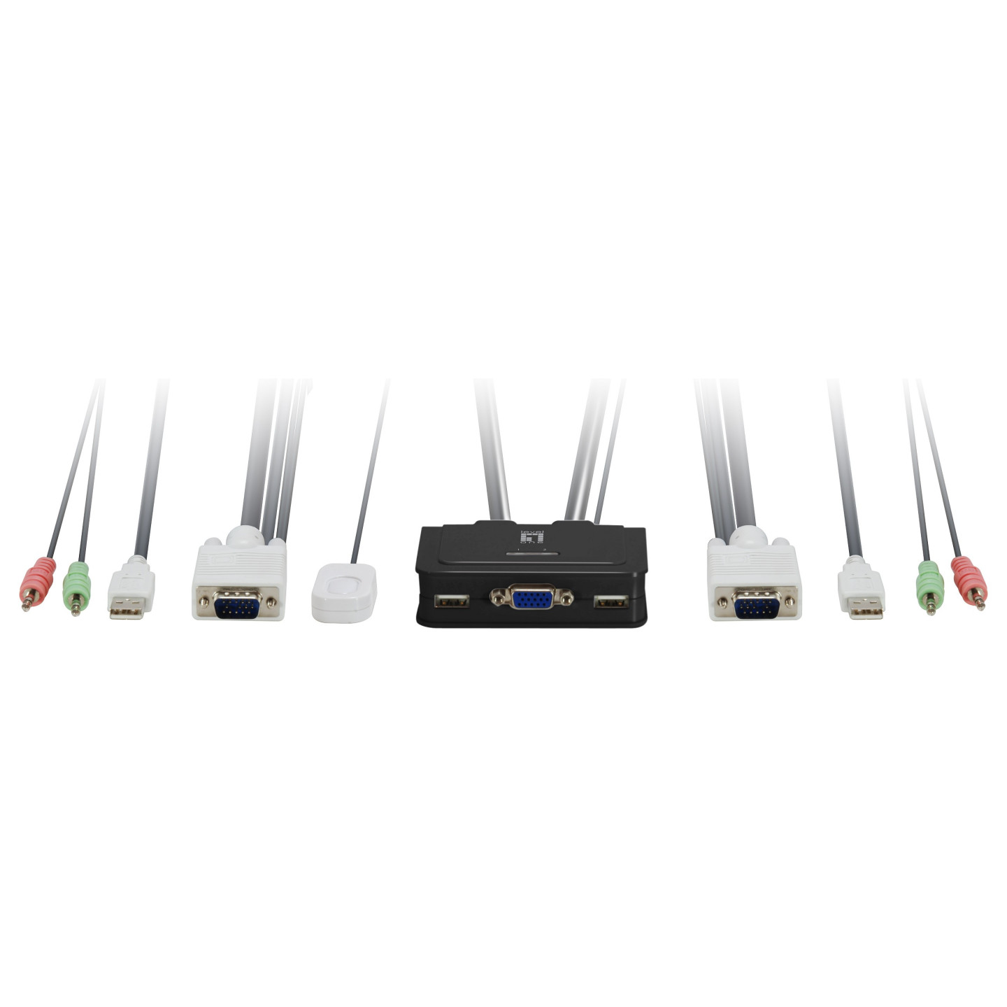 KVM Switch USB 2x Level One Audio — Buy in Cyprus with Fast Delivery
