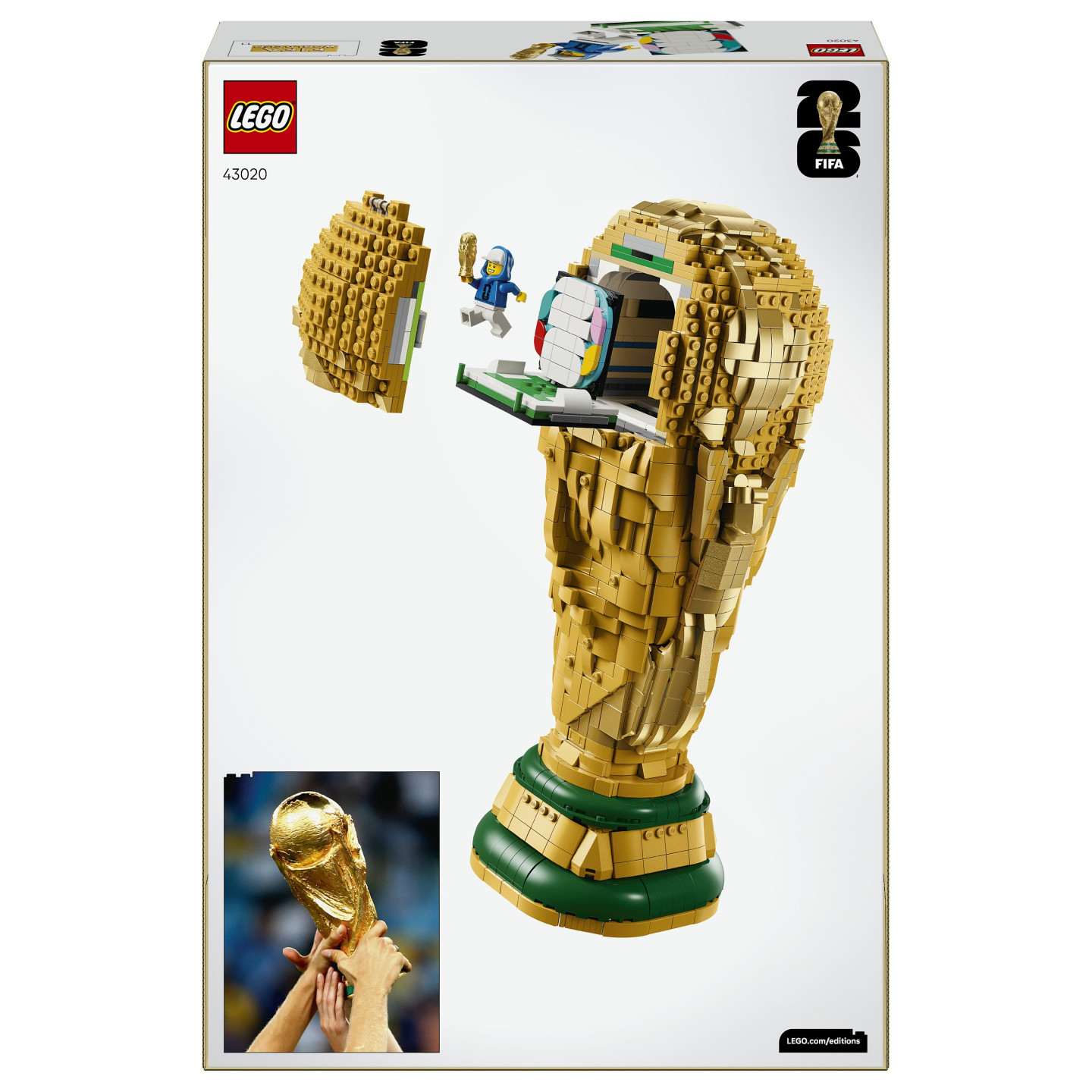 LEGO 43020 Editions Sports Offizieller Pokal der FIFA Fuball-Weltmeisterschaft — Buy in Cyprus with Fast Delivery