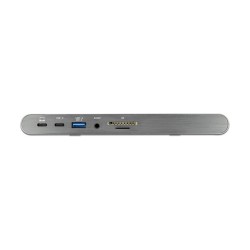 D DeLOCK Dockingstation 2xDisplayPort HDMI 3xUSB3.2 RJ45 Ethernet Audio 2xUSB-C Grey — Buy in Cyprus with Fast Delivery