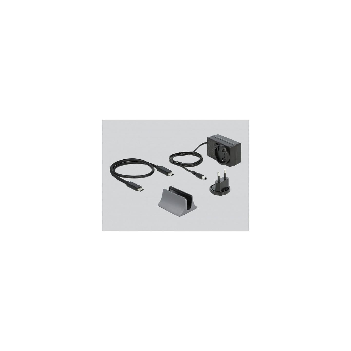 D DeLOCK Dockingstation 2xDisplayPort HDMI 3xUSB3.2 RJ45 Ethernet Audio 2xUSB-C Grey — Buy in Cyprus with Fast Delivery