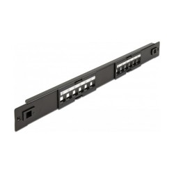 Delock 19? Keystone Patchpanel 12 Port werkzeugfrei — Buy in Cyprus with Fast Delivery