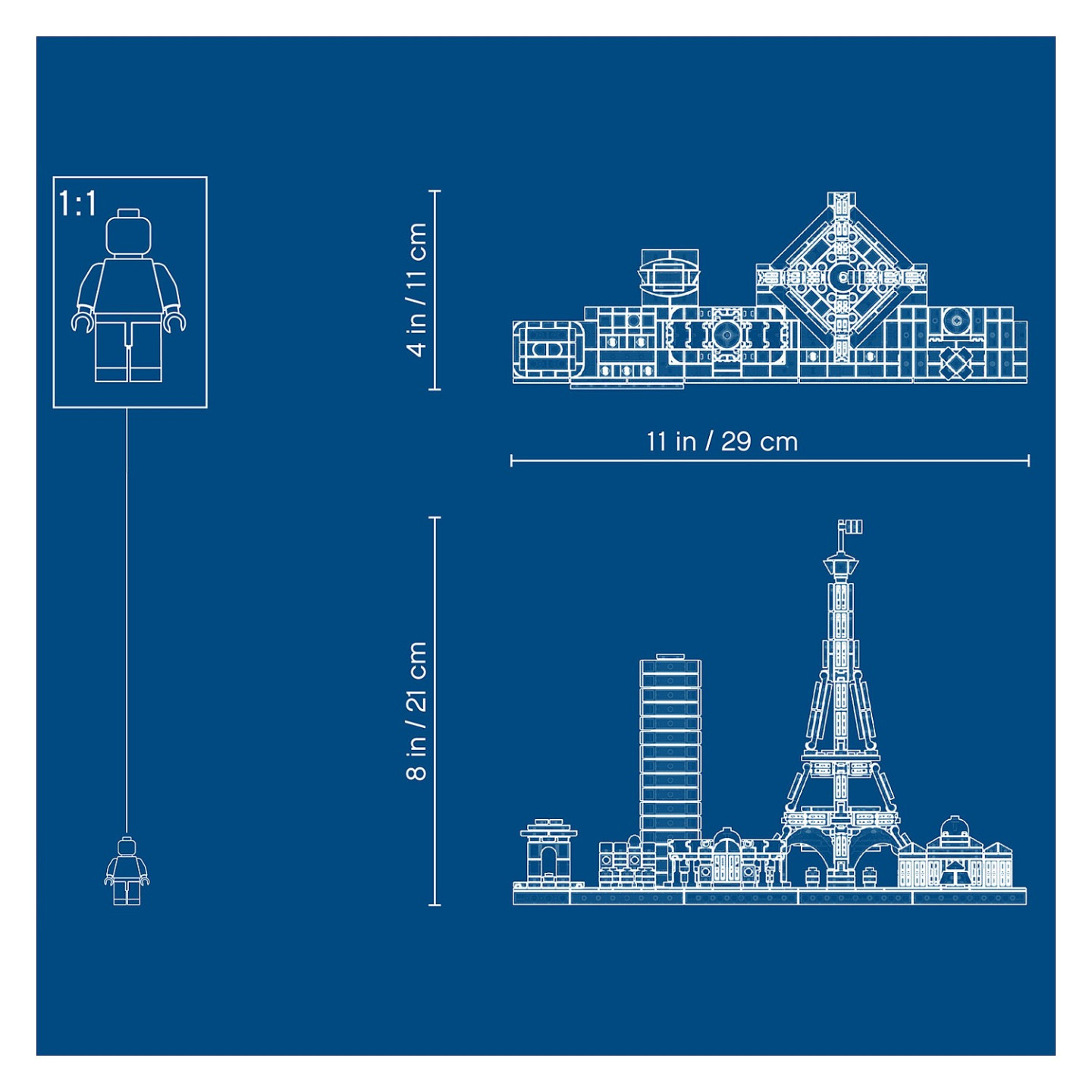 LEGO Architecture Paris 21044 — Buy in Cyprus with Fast Delivery