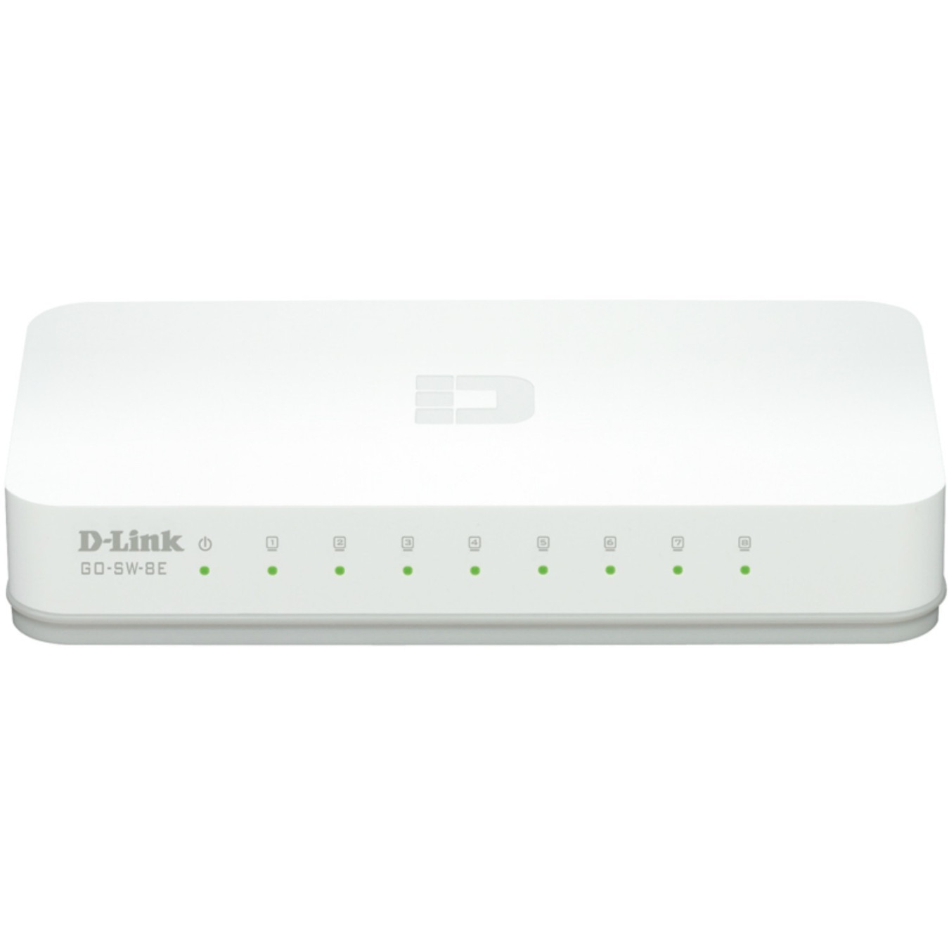D-Link GO-SW-8E - 8-Port 10/100 Fast Ethernet Unmanaged Switch - White — Buy in Cyprus with Fast Delivery