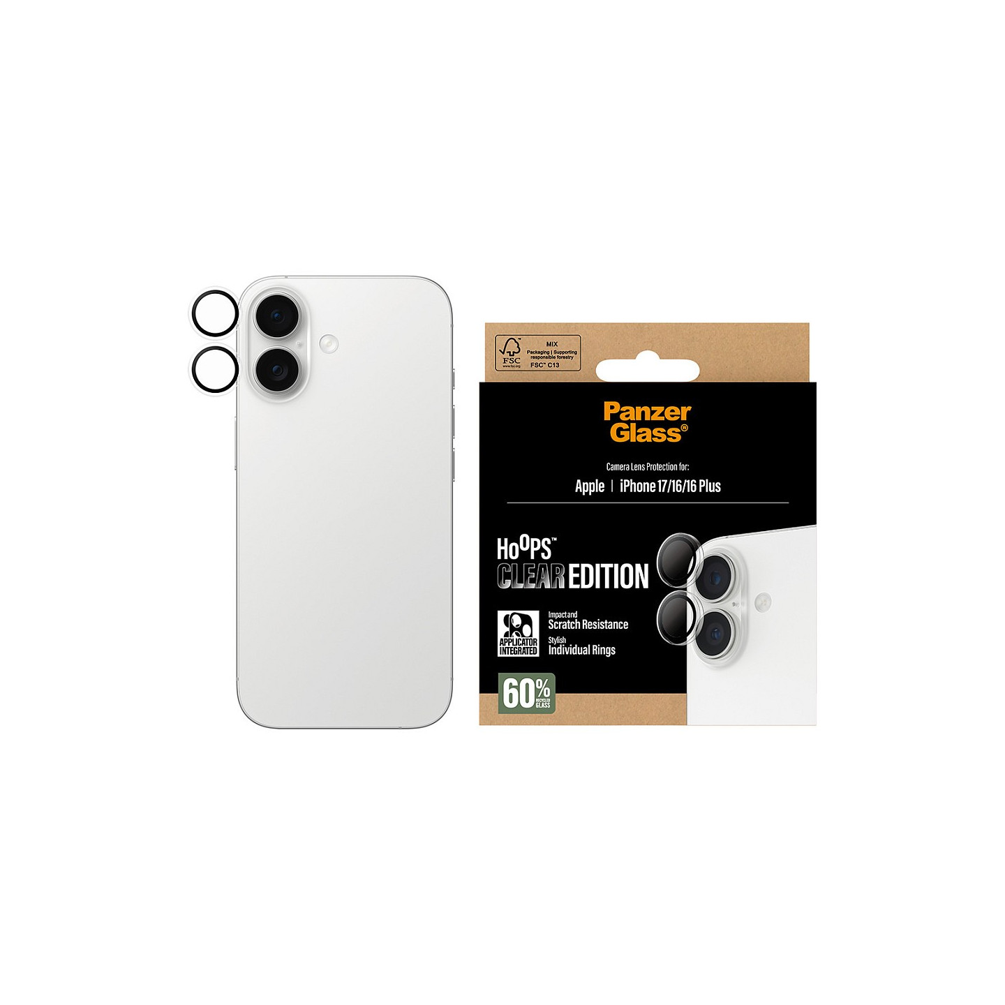 Panzerglass TRANSPARENT CAMERA LENS PROTECT — Buy in Cyprus with Fast Delivery
