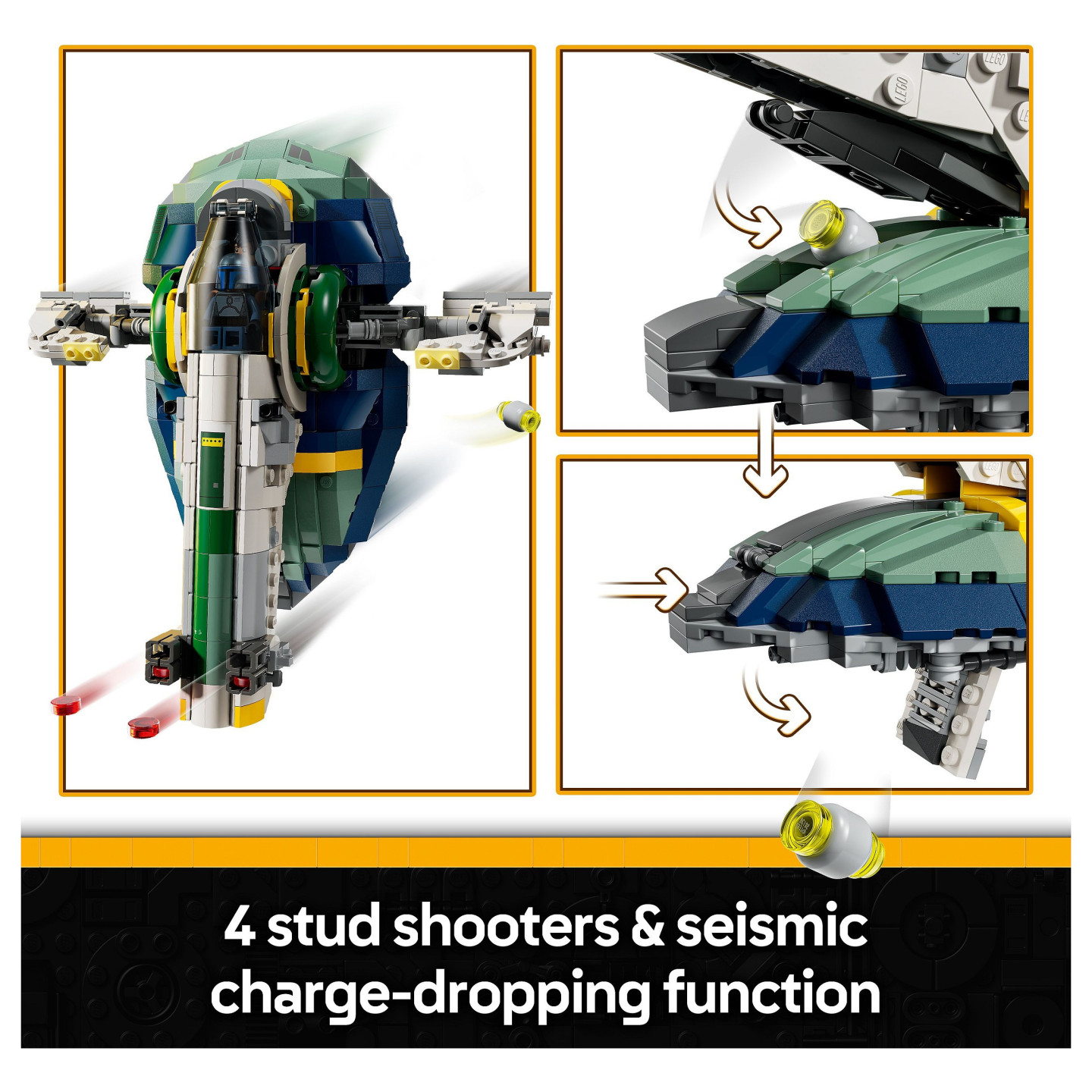 LEGO 75433 Star Wars Jango Fetts Sternenschiff — Buy in Cyprus with Fast Delivery