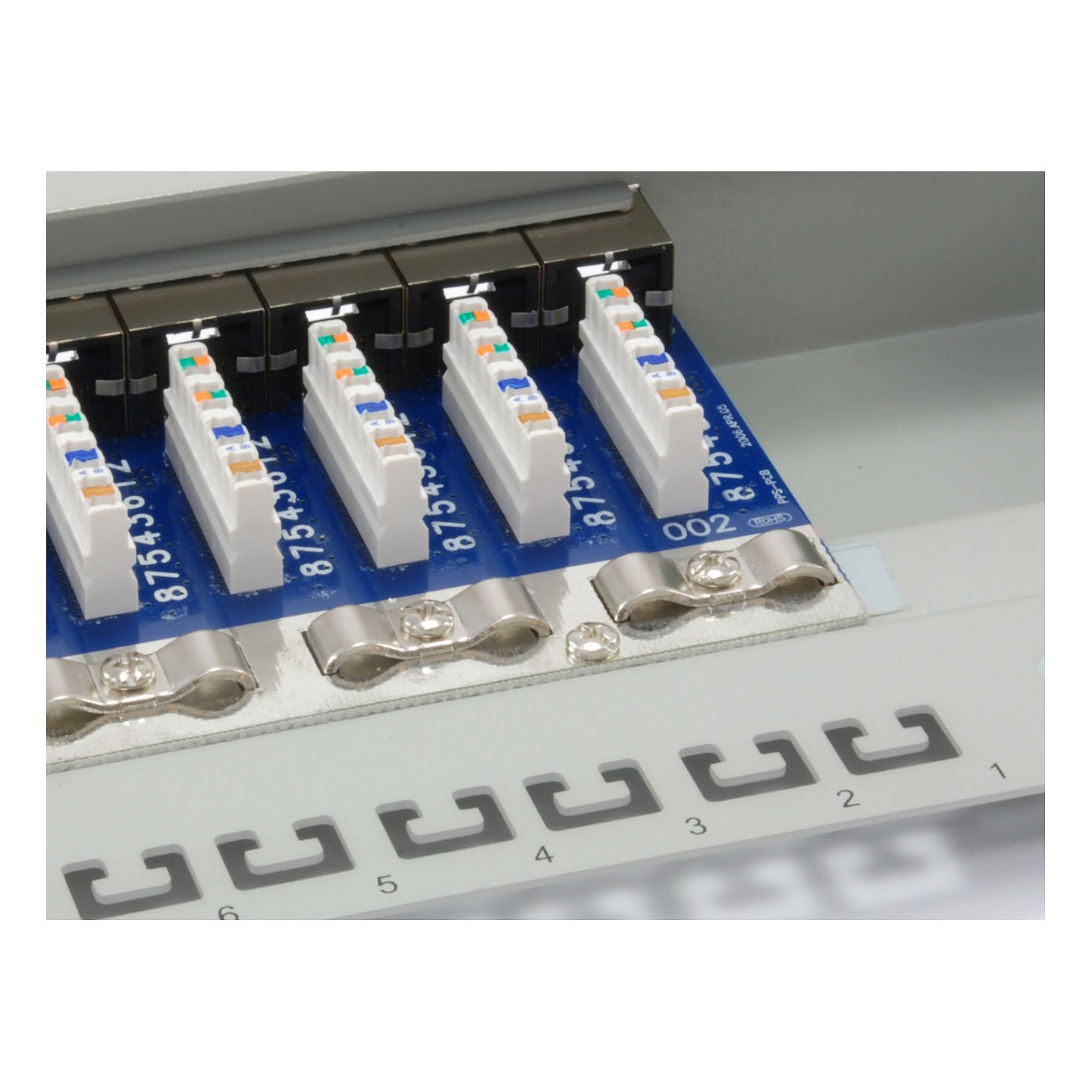 Equip Patchpanel 16x RJ45 Cat6 19' FTP 1HE ISO IEC hellgrau — Buy in Cyprus with Fast Delivery