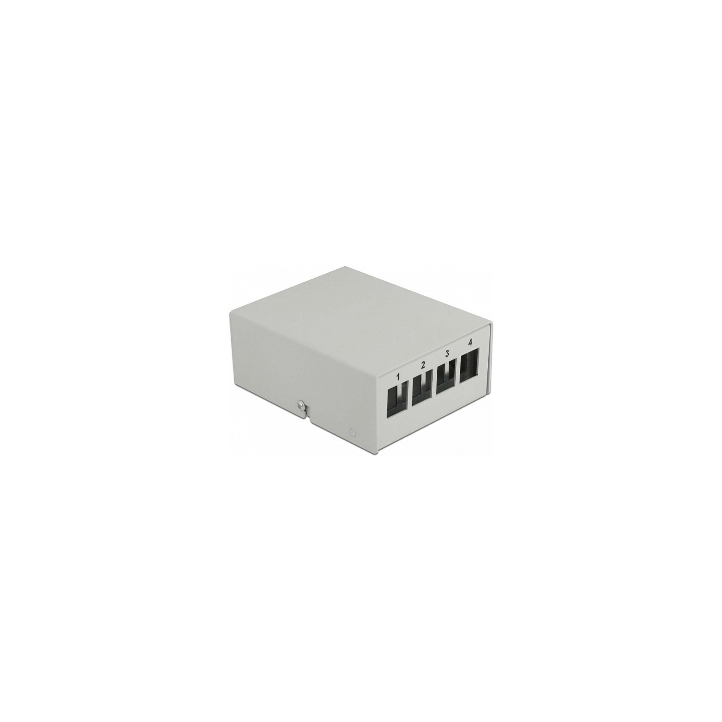 Delock Keystone Patchpanel 4 Port grau — Buy in Cyprus with Fast Delivery