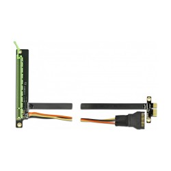 Delock Riser Karte PCI Express x1 zu x16 mit flexiblem Kabel 80 cm — Buy in Cyprus with Fast Delivery