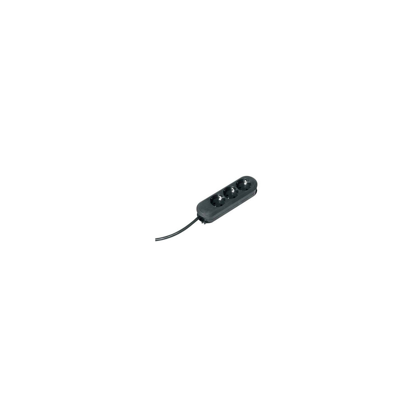 BACHMANN SMART Steckdosenleiste 3x Schutzkontakt geschraubt schwarz 5m — Buy in Cyprus with Fast Delivery
