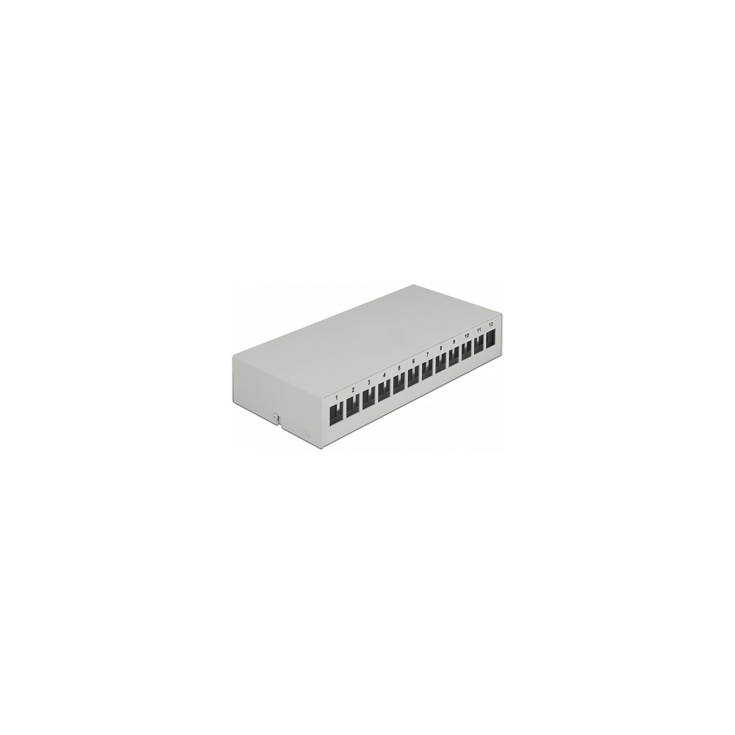 Delock Keystone Patchpanel 12 Port grau — Buy in Cyprus with Fast Delivery