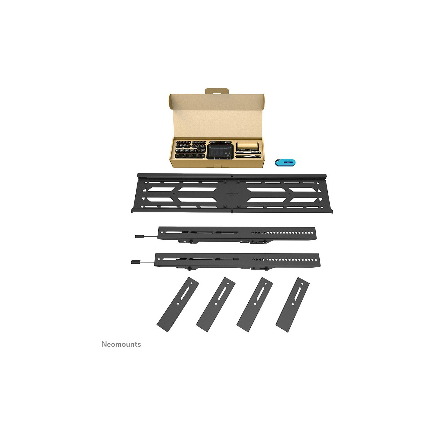 Select Schwerlast-TV-Wandhalterung neigbar 55-110' 160KG Black Neomounts — Buy in Cyprus with Fast Delivery