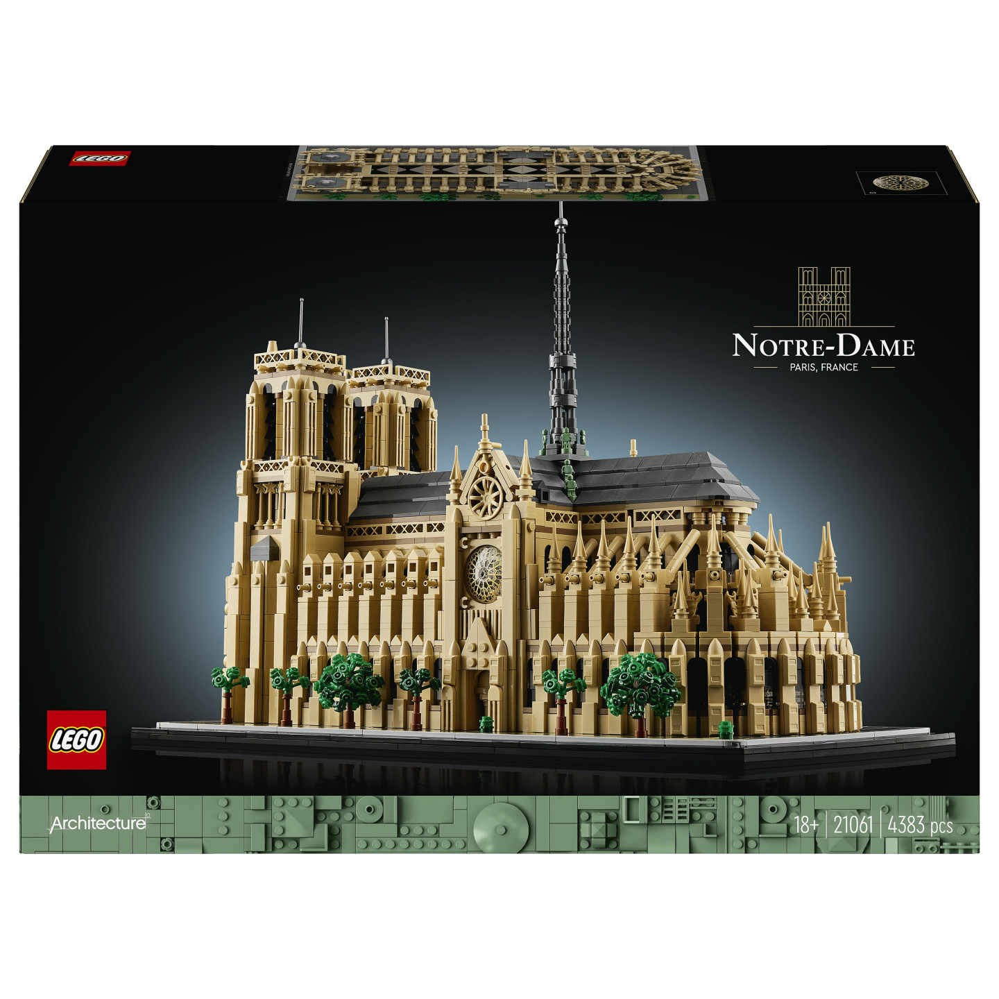 LEGO Architecture Notre-Dame de Paris 21061 — Buy in Cyprus with Fast Delivery