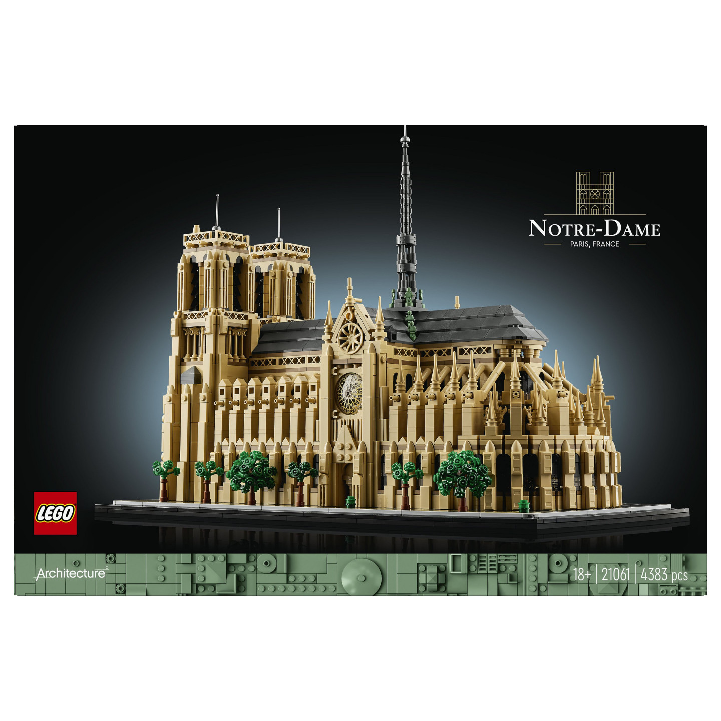 LEGO Architecture Notre-Dame de Paris 21061 — Buy in Cyprus with Fast Delivery