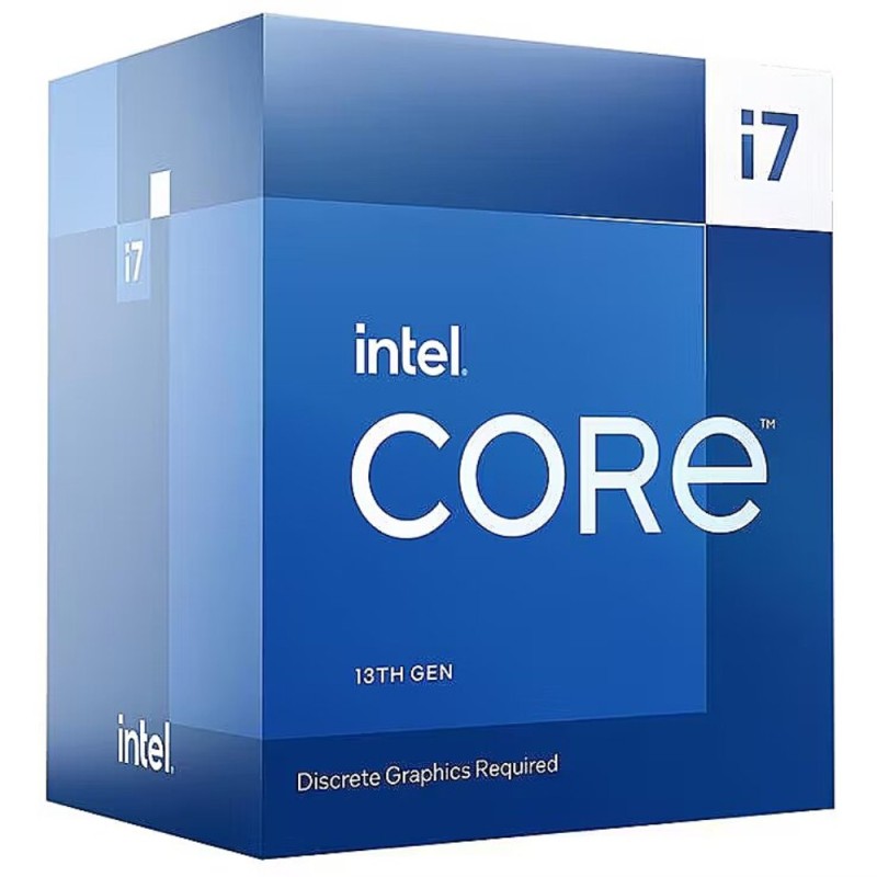 Intel Core i7-13700F - BOX - 13th Gen Raptor Lake, 16 cores (8P+8E)/24T, up to 5.2 GHz, LGA1700, DDR4/DDR5