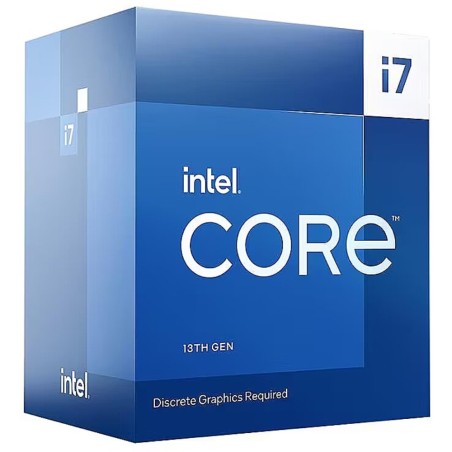 Intel Core i7-13700F - BOX - 13th Gen Raptor Lake, 16 cores (8P+8E)/24T, up to 5.2 GHz, LGA1700, DDR4/DDR5