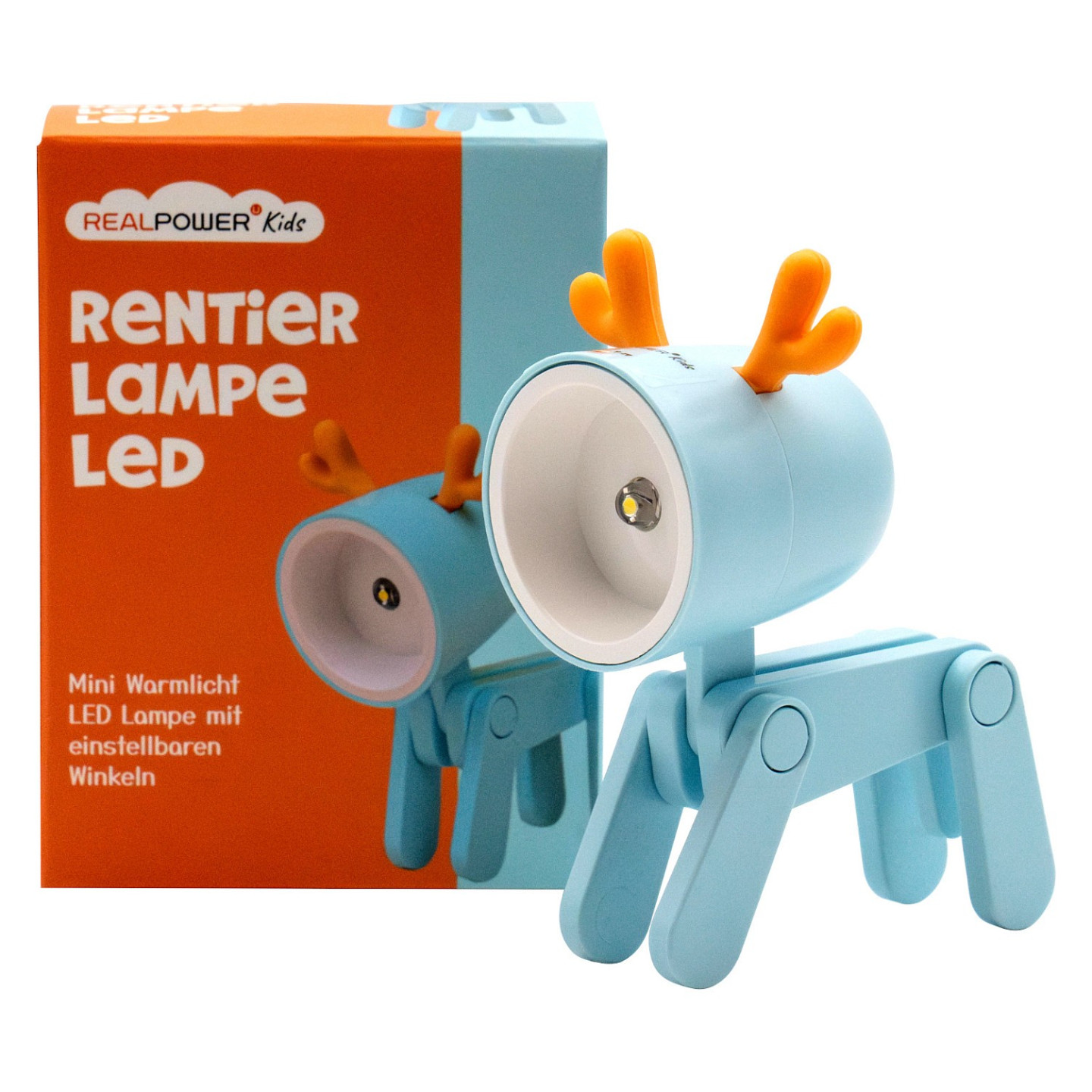 RealPower LED-Tier Taschanlampe Blue deer — Buy in Cyprus with Fast Delivery
