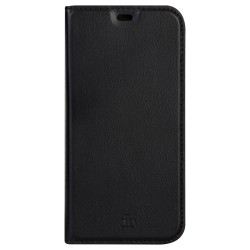 dbramante1928 - Flip-Hlle fr Mobiltelefon - recyceltes Kunstleder - Schwarz - fr Apple iPhone 13 Pro Max