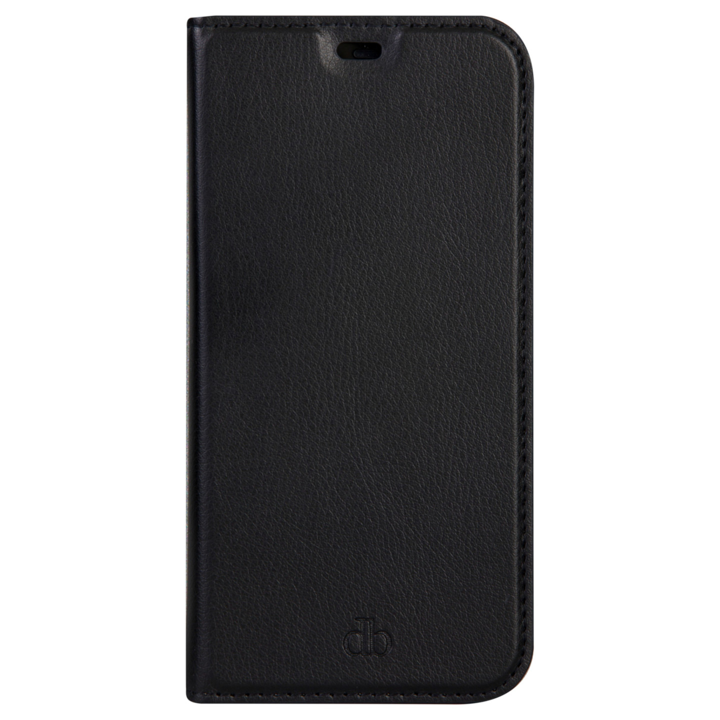 dbramante1928 - Flip-Hlle fr Mobiltelefon - recyceltes Kunstleder - Schwarz - fr Apple iPhone 13 Pro Max