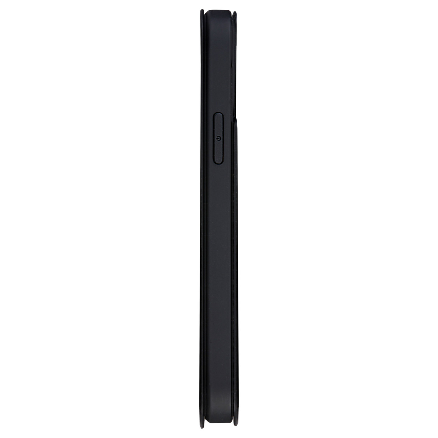 dbramante1928 - Flip-Hlle fr Mobiltelefon - recyceltes Kunstleder - Schwarz - fr Apple iPhone 13 Pro Max