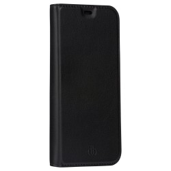 dbramante1928 - Flip-Hlle fr Mobiltelefon - recyceltes Kunstleder - Schwarz - fr Apple iPhone 13 Pro Max