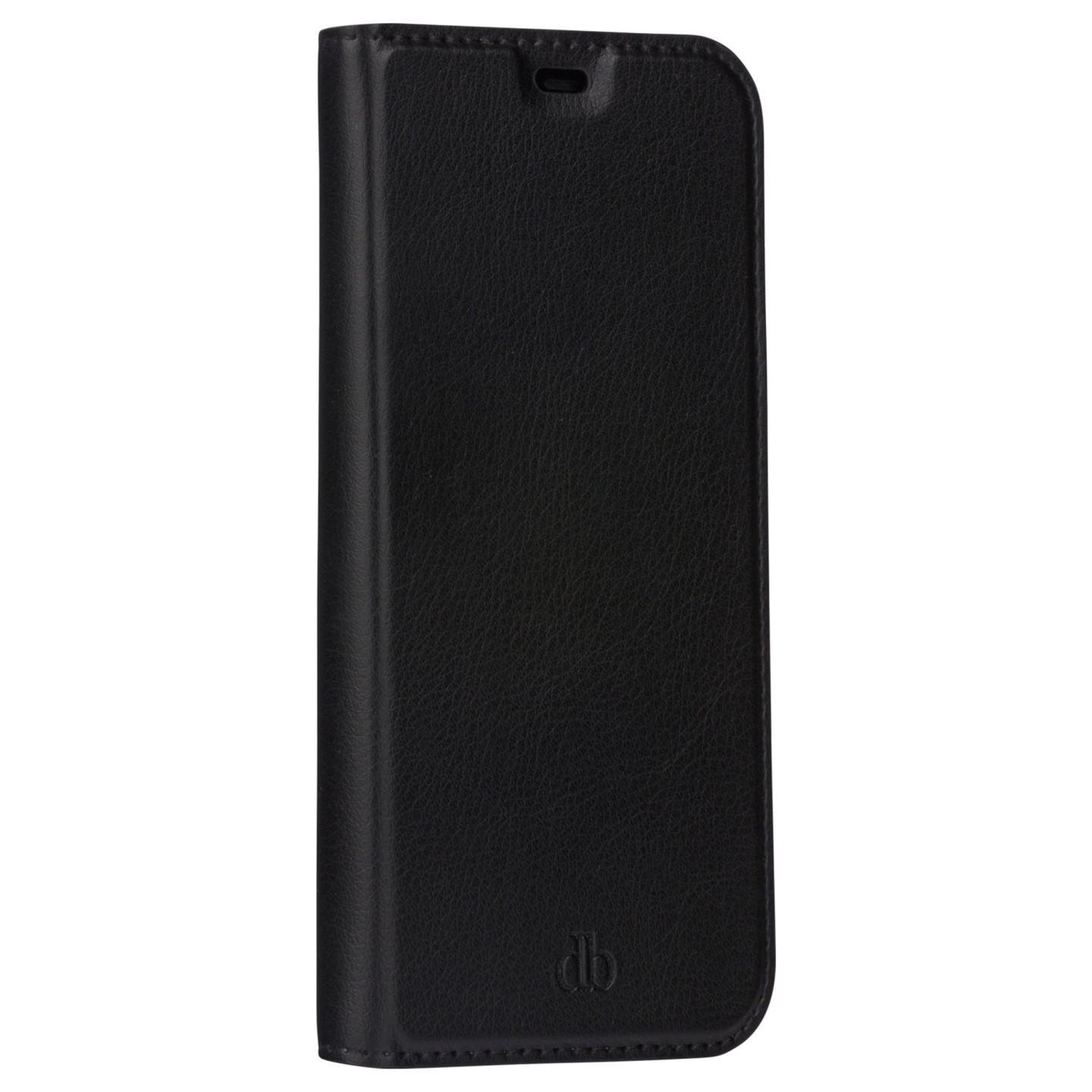 dbramante1928 - Flip-Hlle fr Mobiltelefon - recyceltes Kunstleder - Schwarz - fr Apple iPhone 13 Pro Max